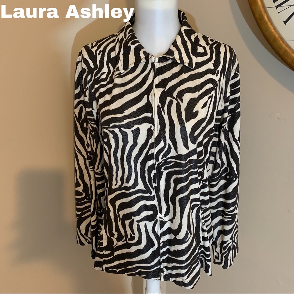 👀FINAL SALE 👉DONATING Laura Ahshley size PL petite L Large top jacket